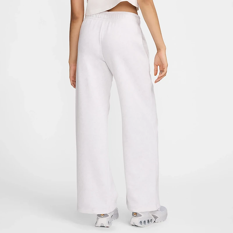 Nike Women's Sportswear Club Fleece Mid-Rise Wide-Leg Sweatpants