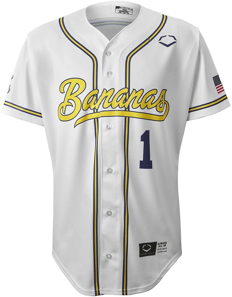 EvoShield Savannah Bananas Youth Yellow Replica Jersey
