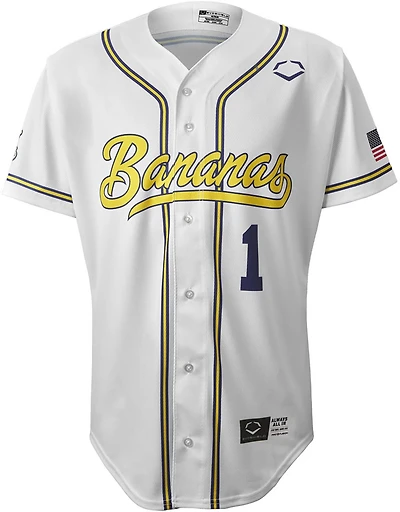 EvoShield Savannah Bananas Youth Yellow Replica Jersey