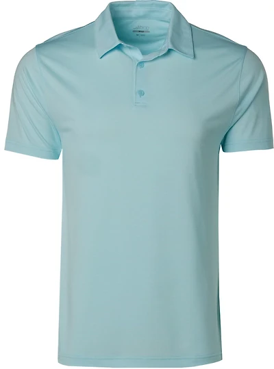 BCG Men's Golf Mini Stripe Short Sleeve Polo Shirt