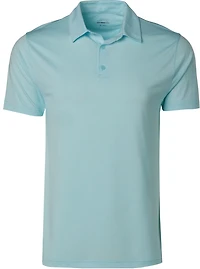 BCG Men's Golf Mini Stripe Short Sleeve Polo Shirt