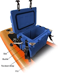 Waimea Bay 20qt Strap Down Cooler Blue