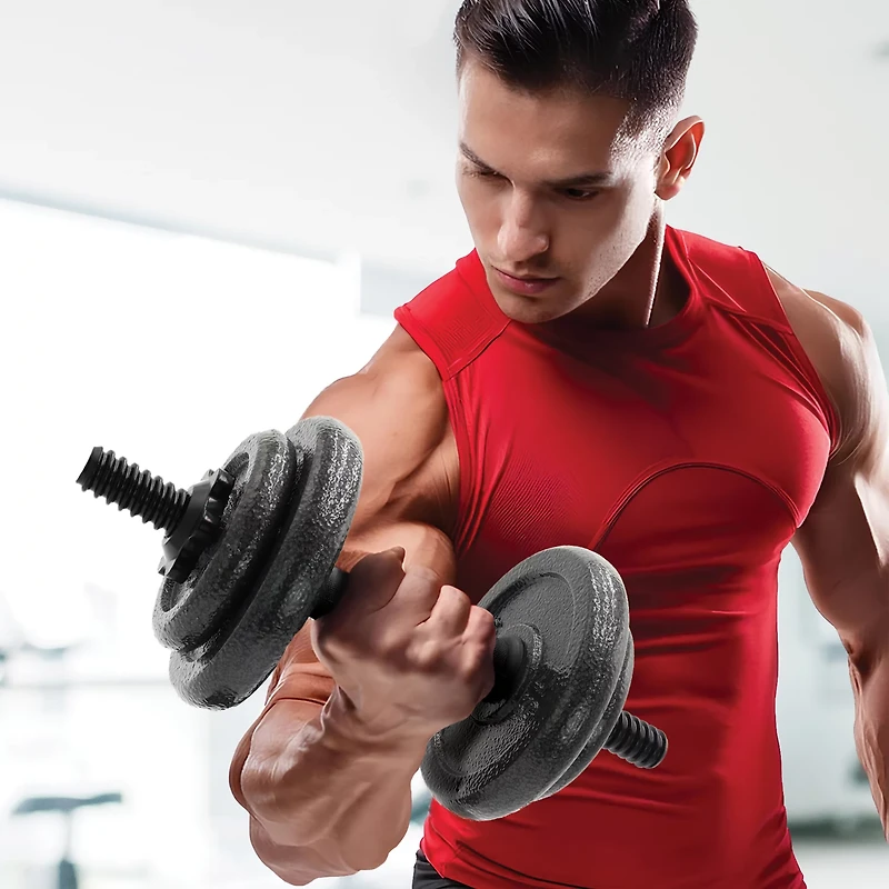 CAP Barbell 40 lb Cast Iron Dumbbell Set