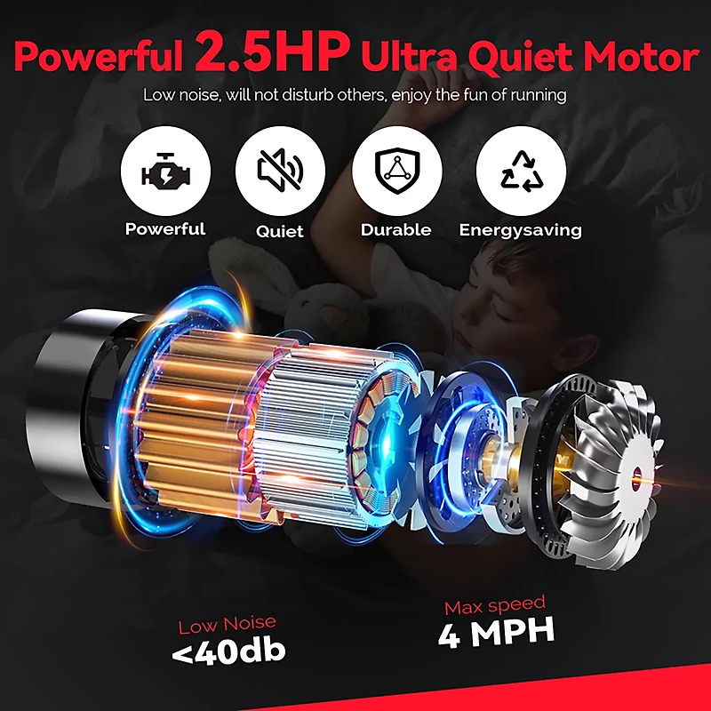 Sperax YS1 Walking Pad Treadmill with Auto Incline