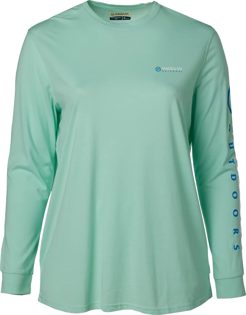 Magellan Outdoors Women's Grotto Falls Plus Long Sleeve T-shirt