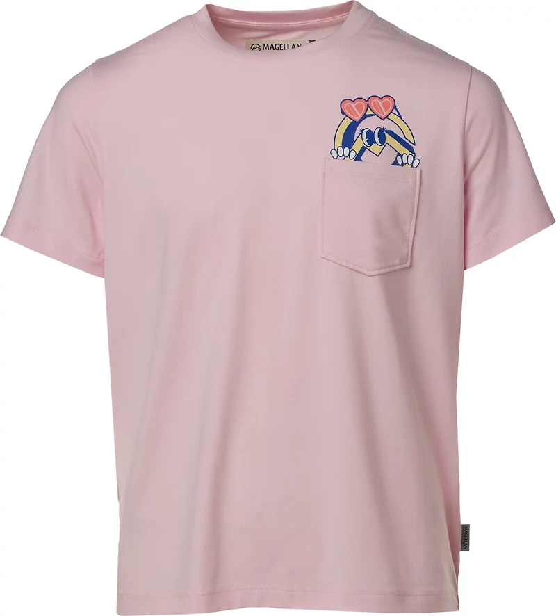 Magellan Outdoors Girls' Catch & Release Mountain Graphic T-shirt