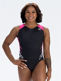 GK Elite Girl's Pink Rival Tank Leotard