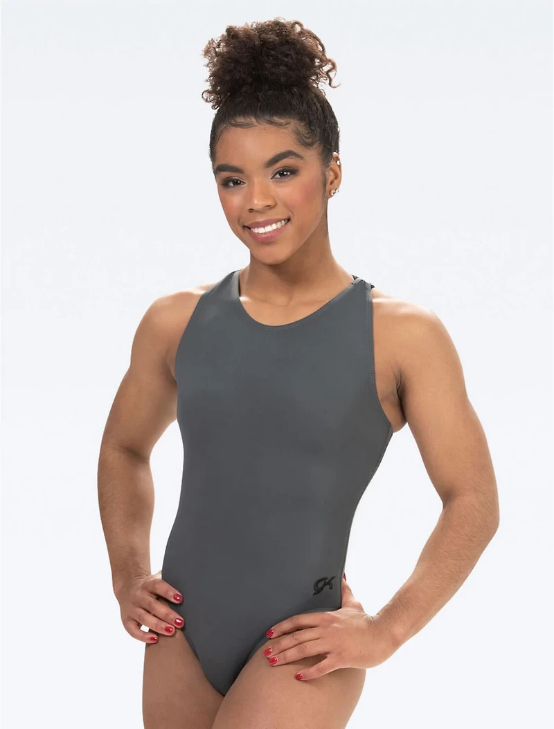 GK Elite Girl's Strappy Back Workout Leotard