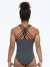 GK Elite Girl's Strappy Back Workout Leotard