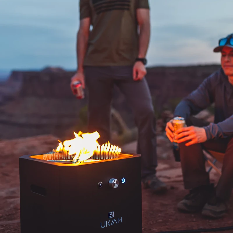 Ukiah Deluxe Beat to Music Fire Pit