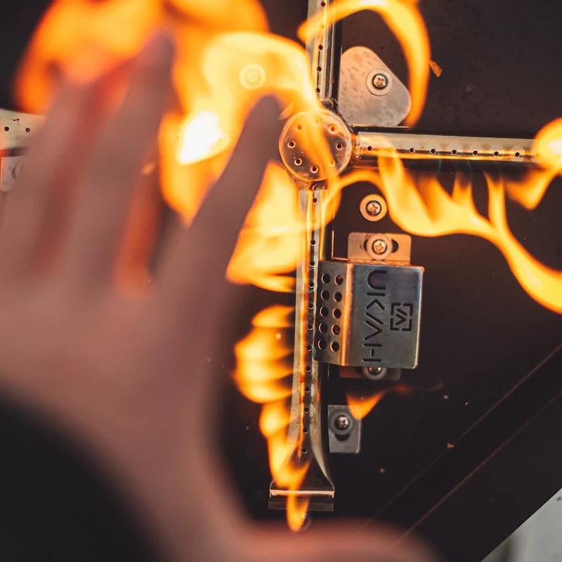 Ukiah Deluxe Beat to Music Fire Pit