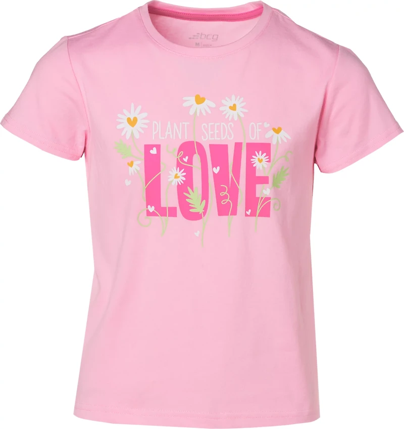 BCG Girls' Lifestyle Plant Love Graphic T-shirt
