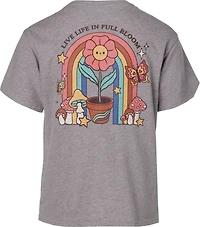 BCG Girls' Lifestyle Cotton Boxy Bloom Graphic T-shirt