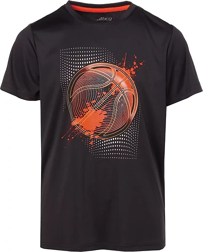 BCG Boys' Turbo Short Sleeve BBall Graffiti Graphic T-shirt