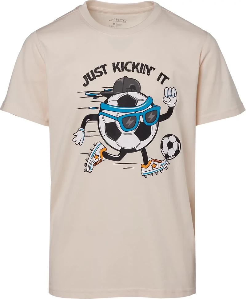 BCG Boys' Kickin It Cotton Graphic T-shirt