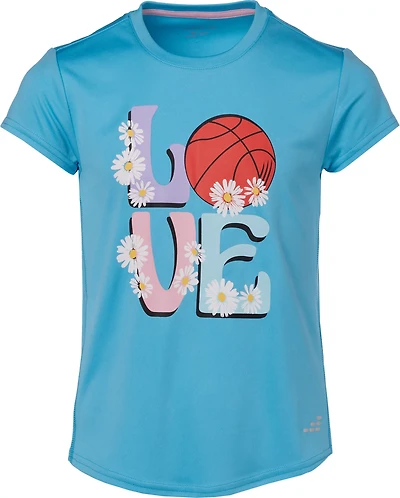 BCG Girls' Training Turbo Love Basketball Graphic T-shirt