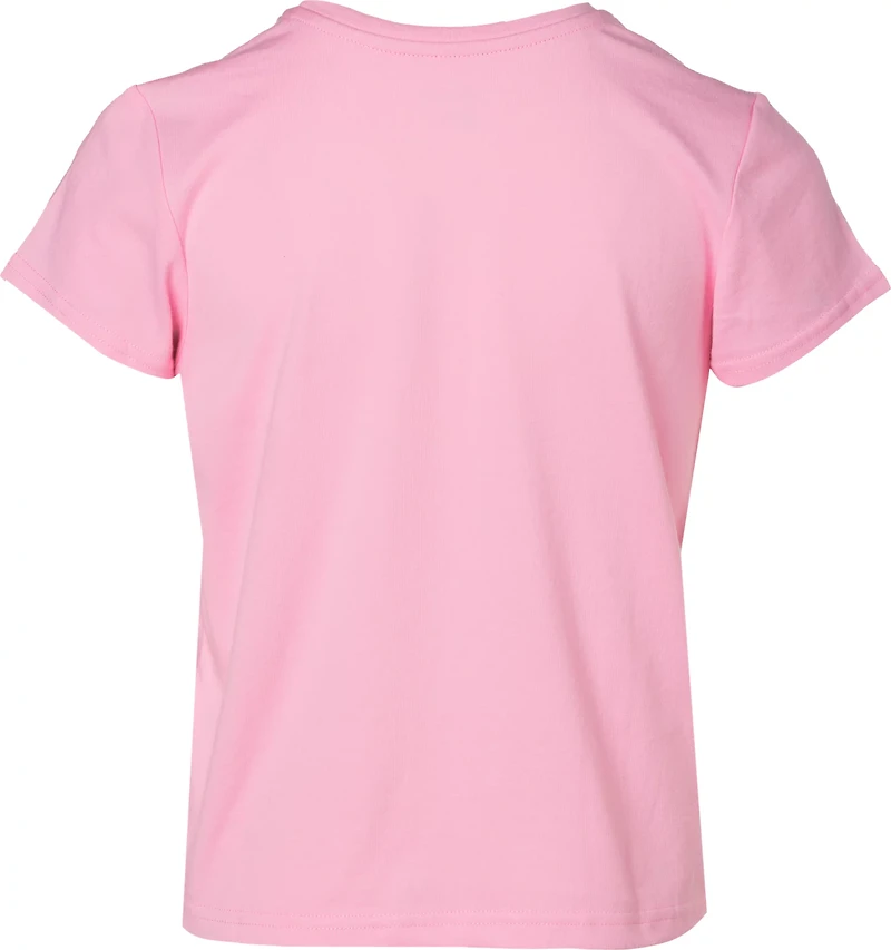 BCG Girls' Lifestyle Cotton Check Mate Graphic T-shirt