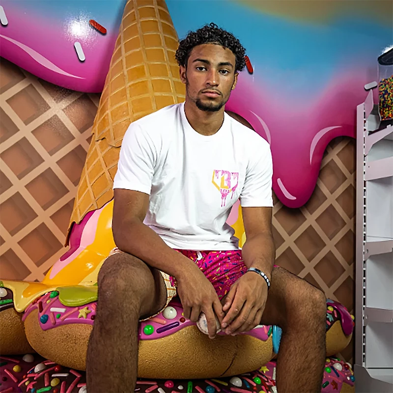 Baseball Lifestyle 101 Adult Ice Cream Graphic T-shirt