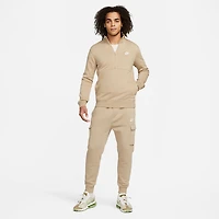 Nike Men's Sportswear Club Brushed-Back 1/2 Zip Pullover