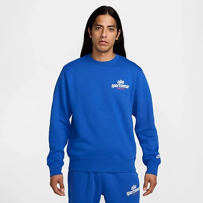 Nike Men's Club Fleece Crew GFX Sweatshirt