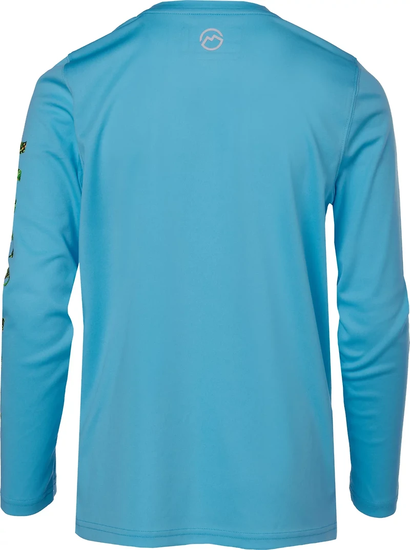 Magellan Outdoors Boys' Casting Crew Print Logo Fishing T-shirt