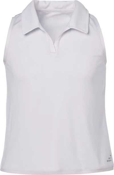 BCG Girls' Tennis Swing Sleeveless Polo Shirt