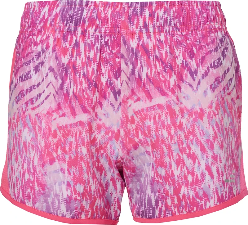 BCG Girls' Run Race Printed Shorts 3.5
