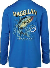 Magellan Outdoors Boys' Hooked Tuna Long Sleeve Graphic T-shirt