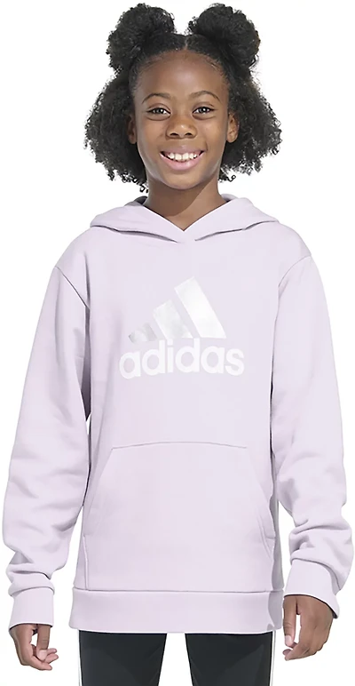 adidas Girls' Essential Graphic Pullover Hoodie
