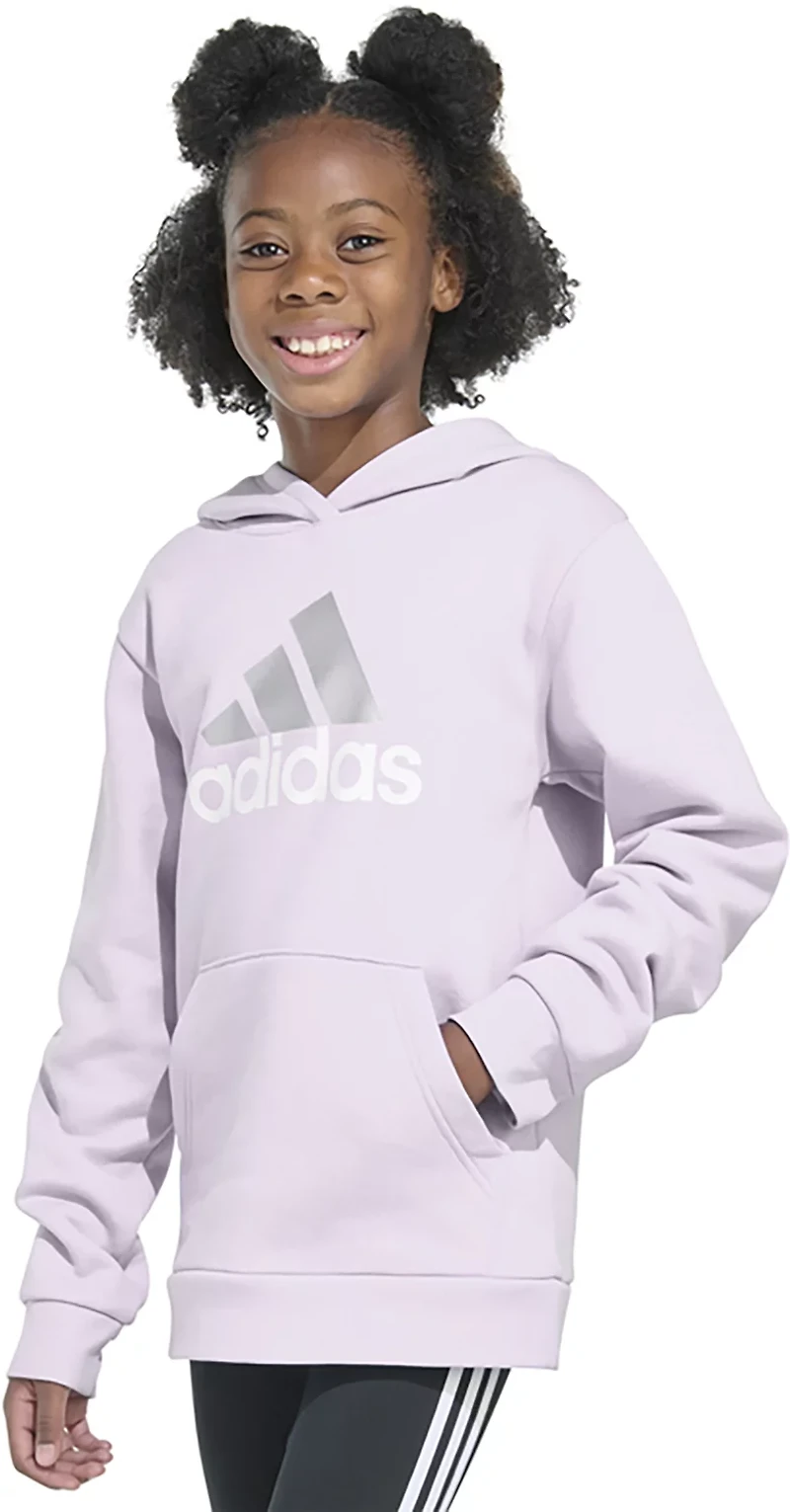adidas Girls' Essential Graphic Pullover Hoodie