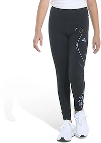 adidas Girls' Glam Graphic Legging