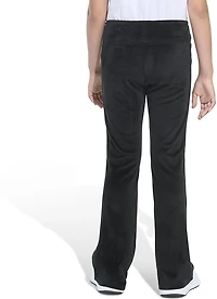 adidas Girls' Rib Velour Vented Flare Leg Pant