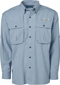 Magellan Outdoors Men's Aransas Pass Heather Long Sleeve Fishing Shirt
