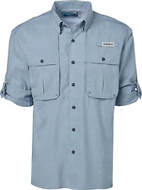 Magellan Outdoors Men's Aransas Pass Heather Long Sleeve Fishing Shirt