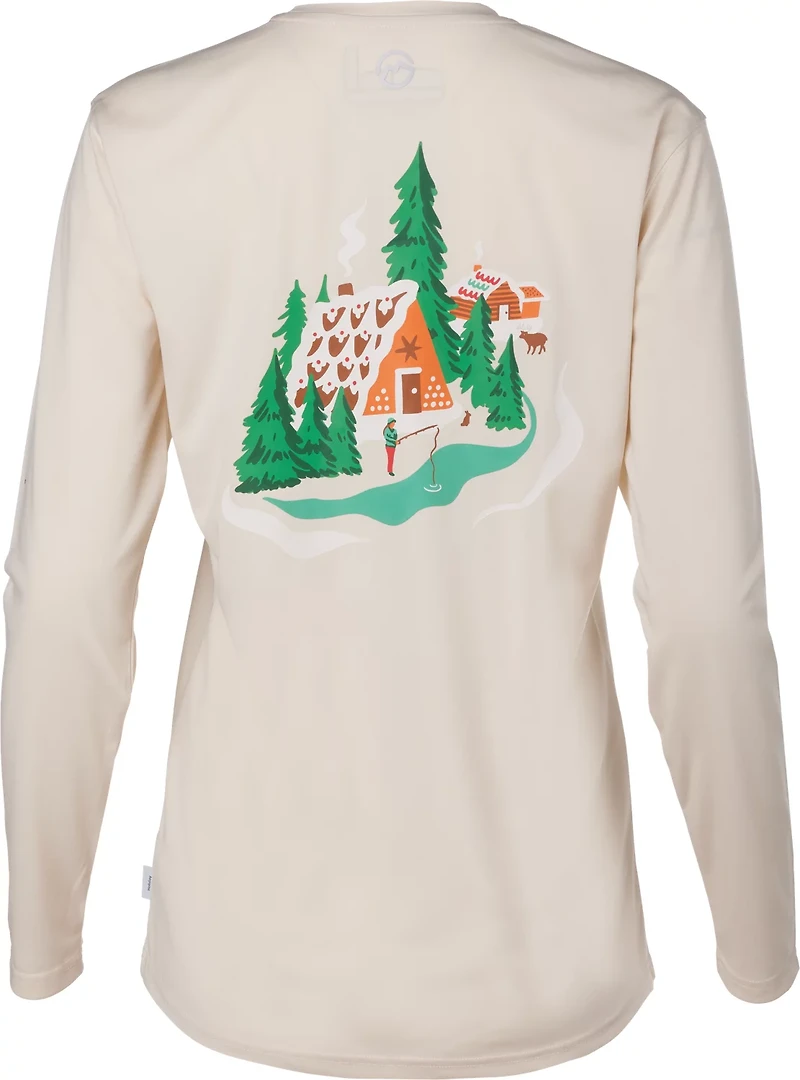 Magellan Outdoors Women’s Holiday Gingerbread Long Sleeve Graphic T-shirt