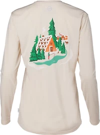 Magellan Outdoors Women’s Holiday Gingerbread Long Sleeve Graphic T-shirt