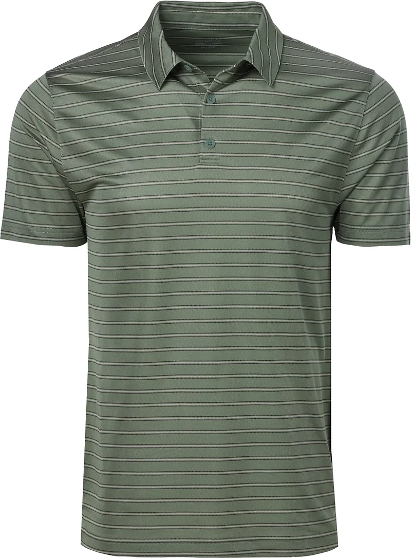 BCG Men's Golf 3-Strpe Polo Shirt