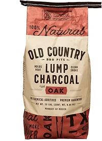 Old Country 20 lb Oak Lump Charcoal