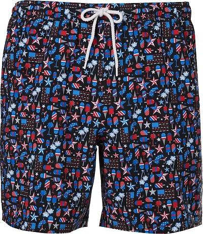 Magellan Outdoors Men's Caddo Lake Americana Printed Shorts 7