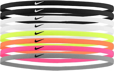 Nike Girl's Swoosh Sport Headbands 8 Pack