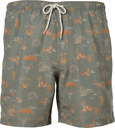 Magellan Outdoors Men's Shore & Line Washed Print Shorts 7
