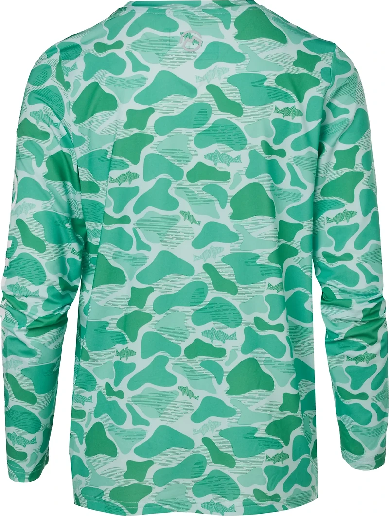 Magellan Outdoors Boys' Mallard Fish Camo Long Sleeve T-shirt