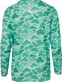 Magellan Outdoors Boys' Mallard Fish Camo Long Sleeve T-shirt