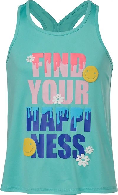 BCG Girls' Training Turbo Happiness Graphic Tank Top
