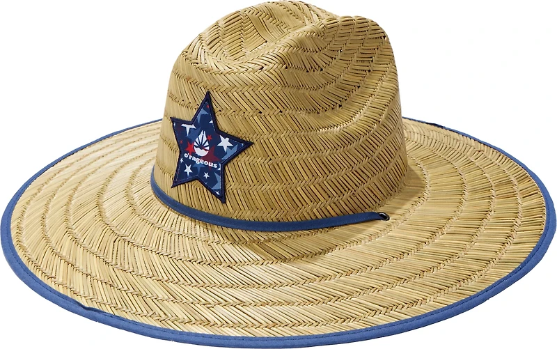 O'Rageous Men's Lifeguard Straw Hat