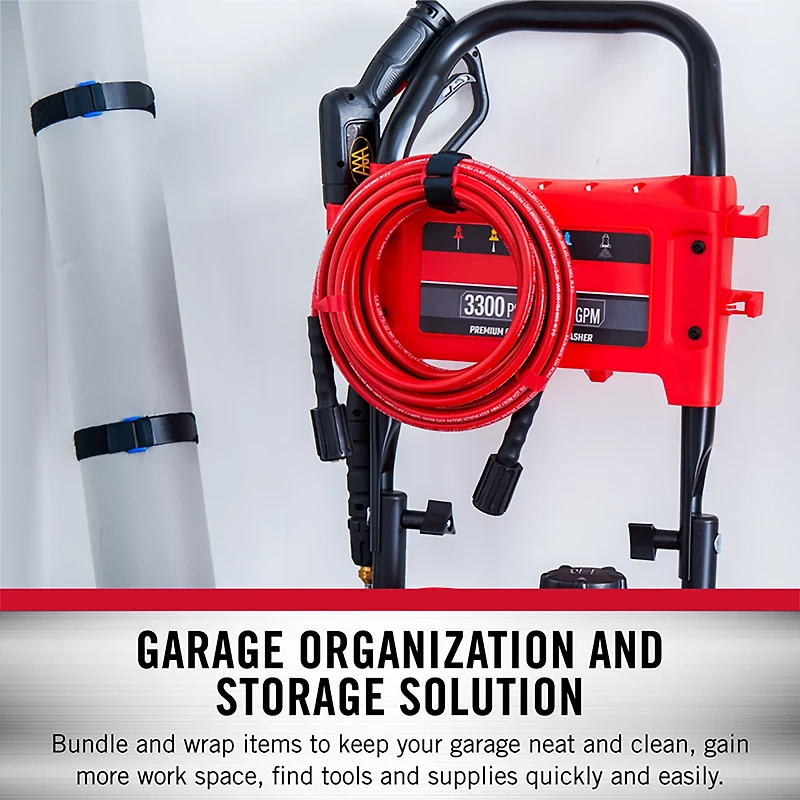 VELCRO Elastic 30 in x 1 in Cinch Straps 2-Pack