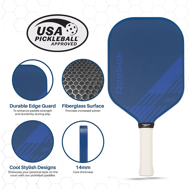 Reebok 2-Player Fiberglass Pickleball Set