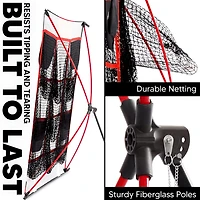 NetPlayz 9 Pocket Strike Zone Pitching Net