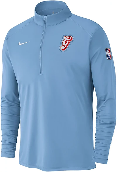 Nike Men's Memphis Grizzlies 2024/25 City Edition Authentic Coaches 1/2 Zip Pullover Top