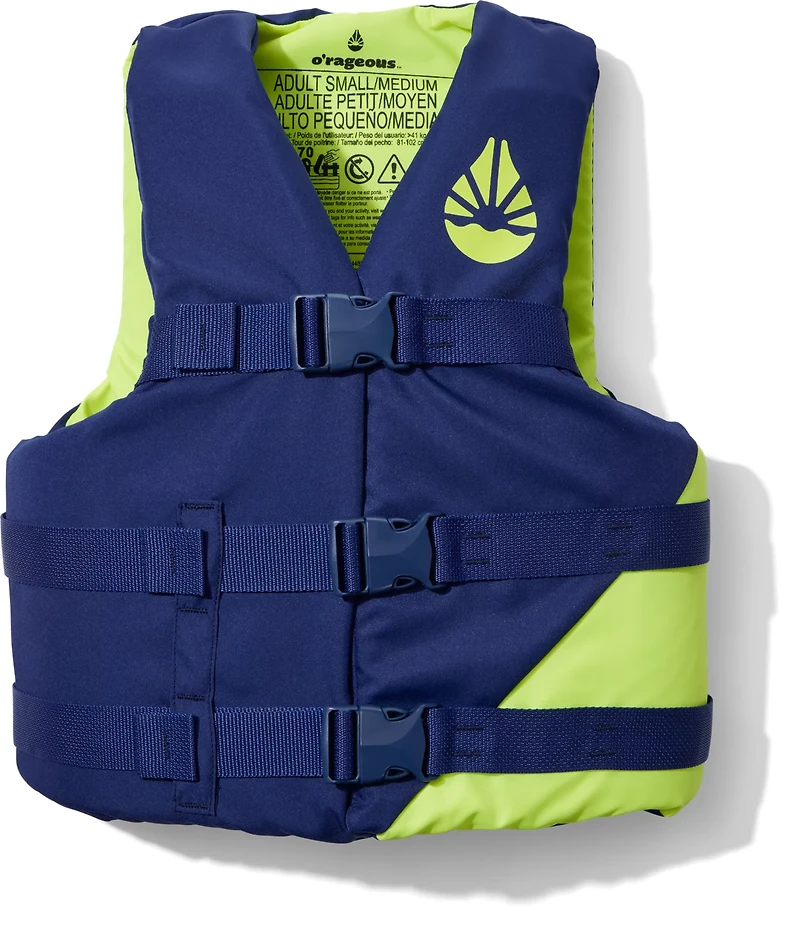 O'Rageous Adults’ Nylon Life Vest